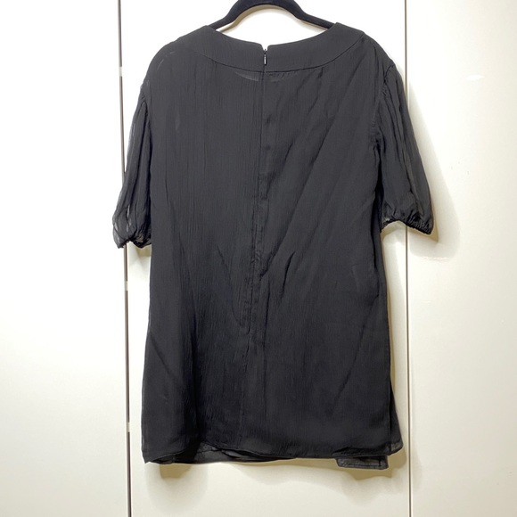 Black Prada Silk Top Size 42 - Picture 4 of 7